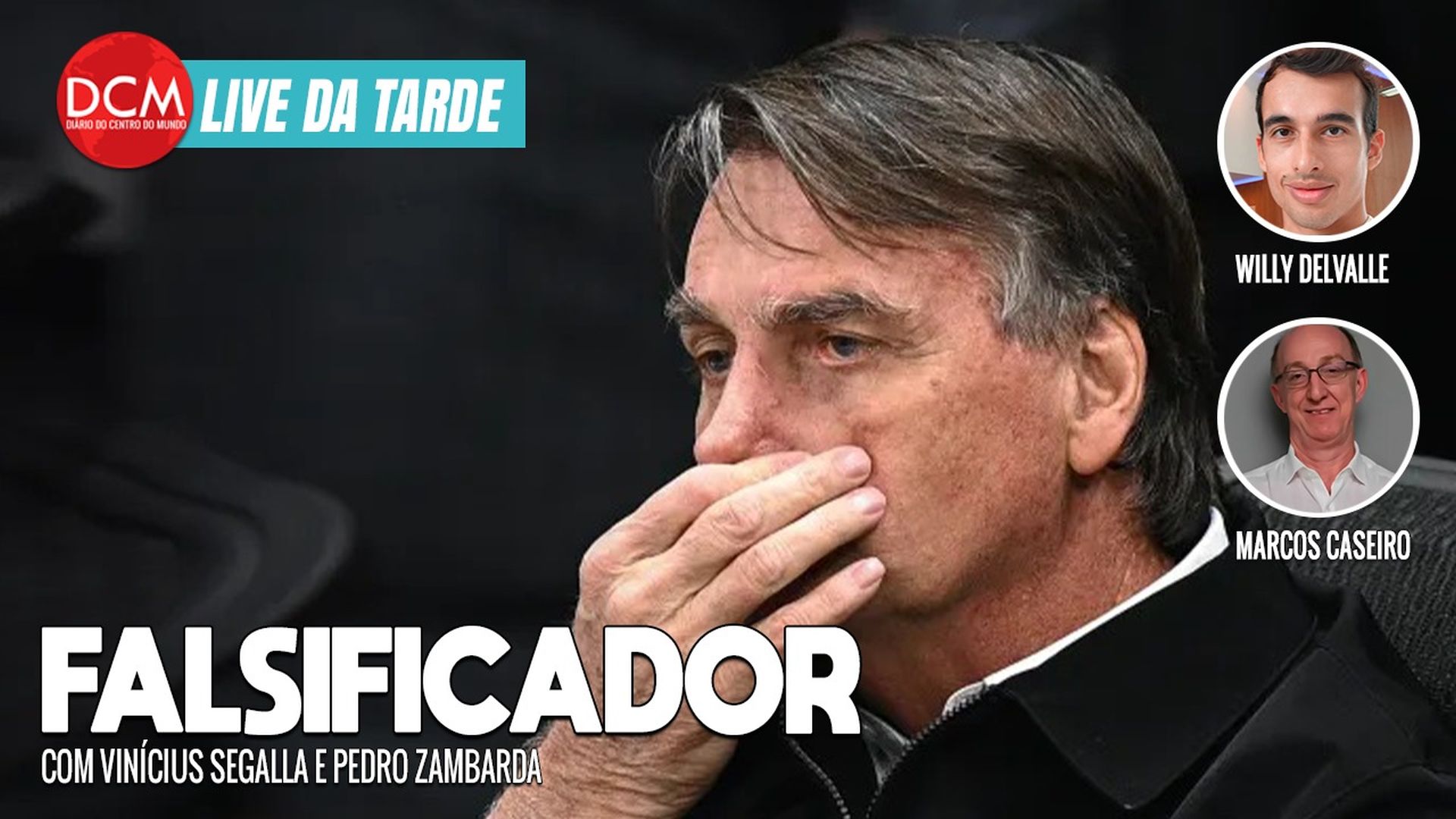 Live da Tarde: PF apreende R$ 164 mil em dinheiro em caso de falsificação de certificado de vacina de Bolsonaro. Foto: Reprodução/DCMTV