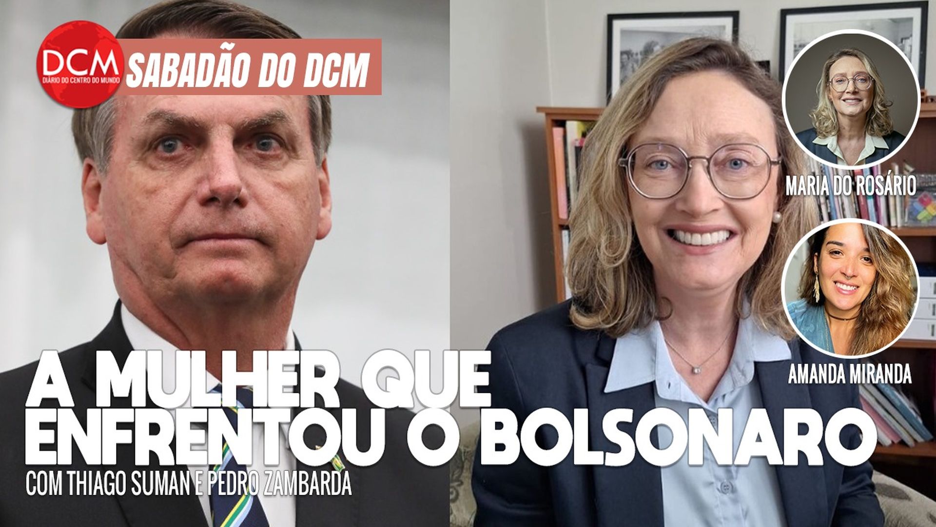 Sabadão: Deputada bolsonarista processa jornalista que expôs "compra de elogio"; Maria do Rosário fala ao DCM. Foto: Reprodução/DCMTV