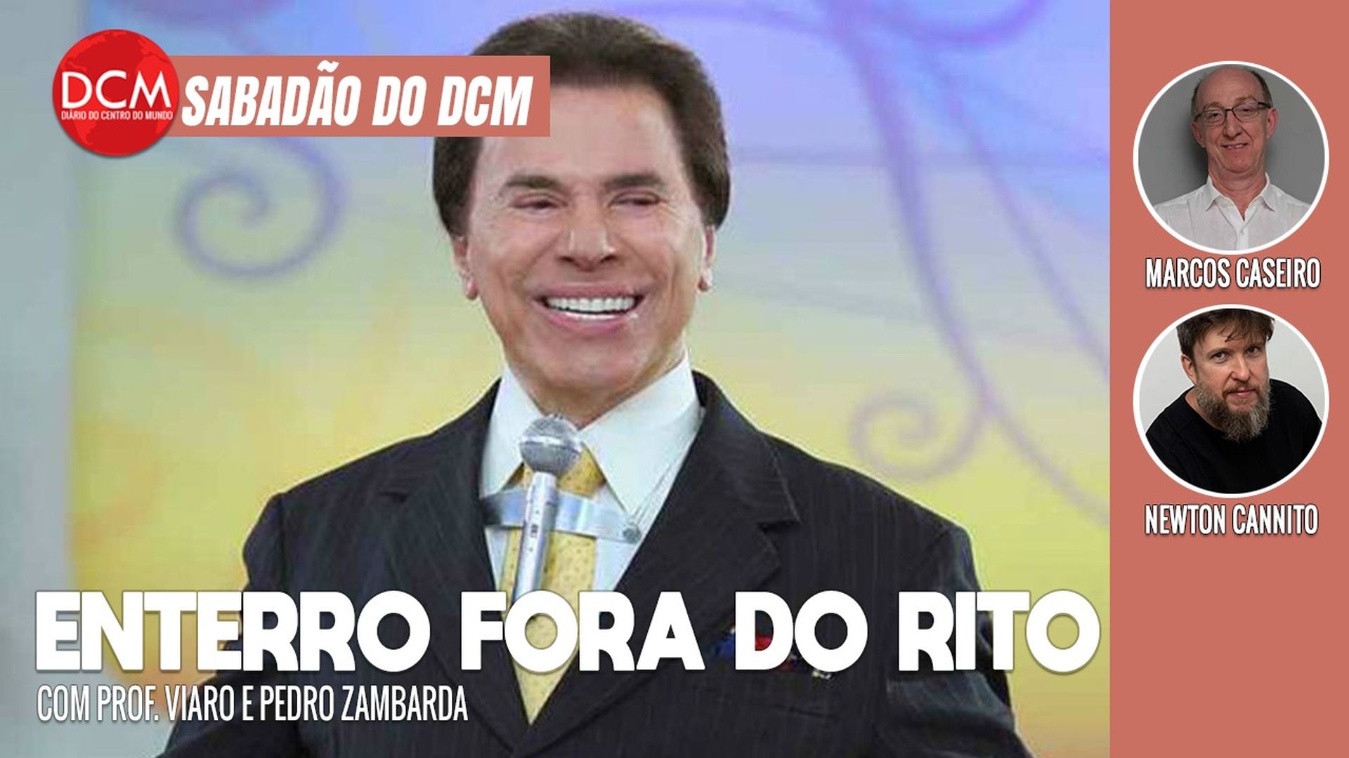 Sabadão do DCM: Corpo de Silvio Santos não será velado; Glenn Greenwald apoia jogo sujo de Musk contra Moraes. Foto: Reprodução/DCMTV