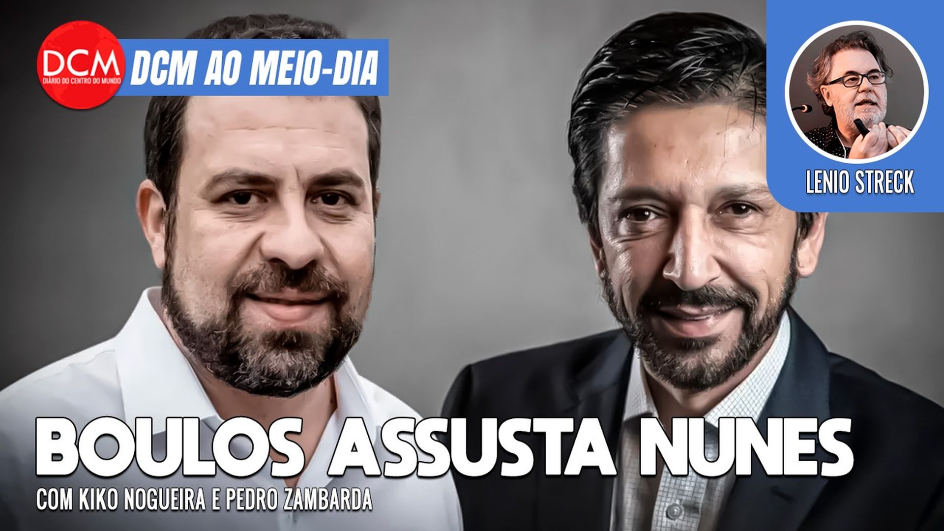 DCM Ao Meio-Dia: Marçal redobra ataques em novo debate; Boulos cresce em pesquisas internas e assusta Nunes. Foto: Reprodução/DCMTV