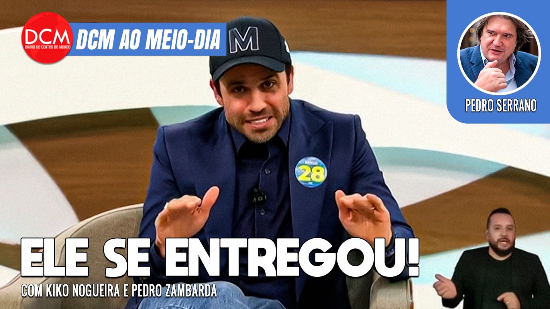 DCM Ao Meio-Dia: Marçal entrega ligação com PCC no Roda Viva e culpa Alckmin; PIB avança acima do esperado com Lula. Foto: Reprodução/DCMTV/YouTube