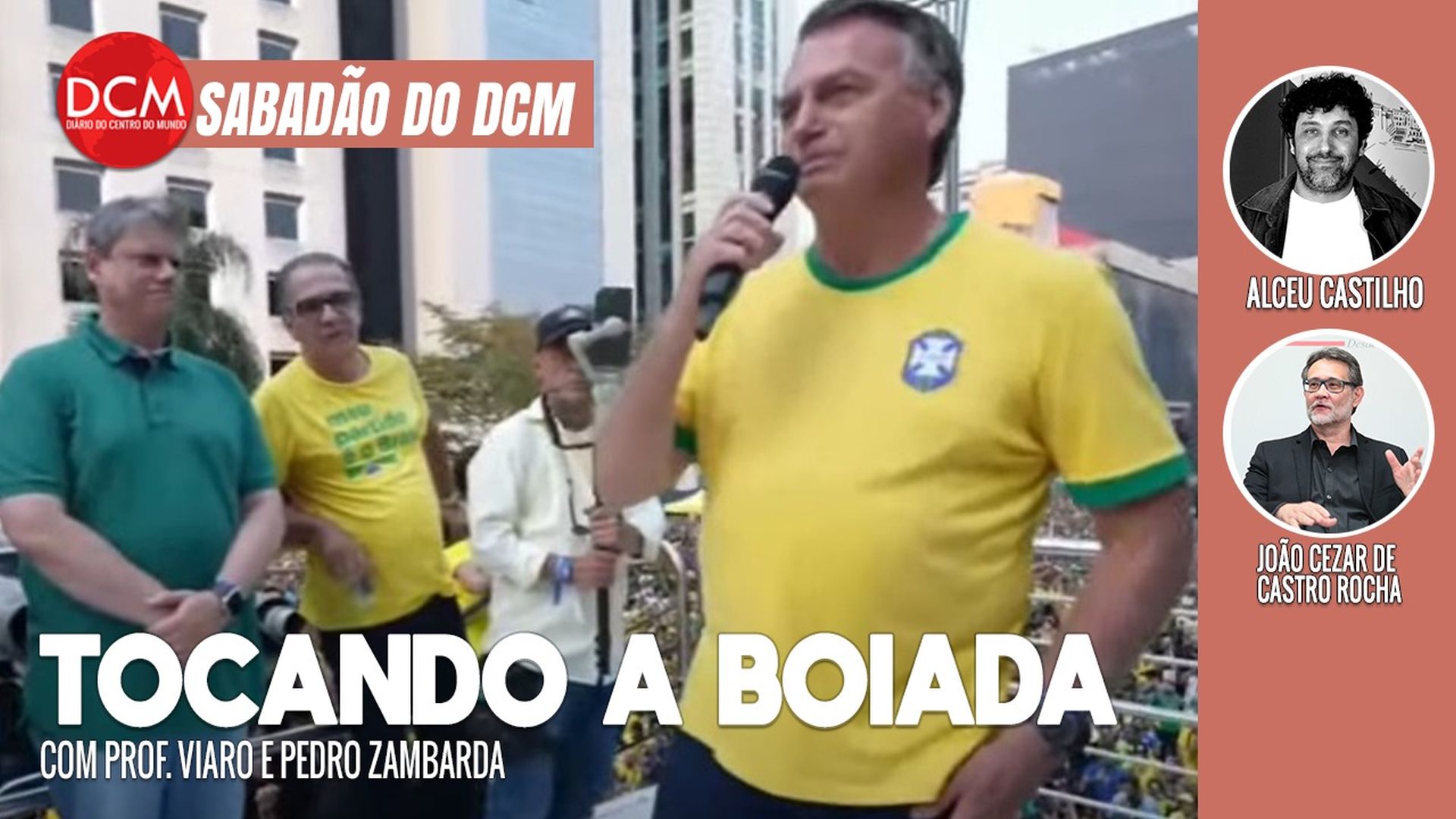 Sabadão no DCM: Malafaia pede cadeia para Moraes; Bolsonaro insinua que ministro do STF manipulou a eleição de 2022. Foto: Reprodução/DCMTV/YouTube
