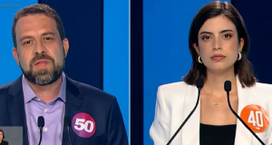 Montagem de fotos de Guilherme Boulos (PSOL) e Tabata Amaral (PSB)