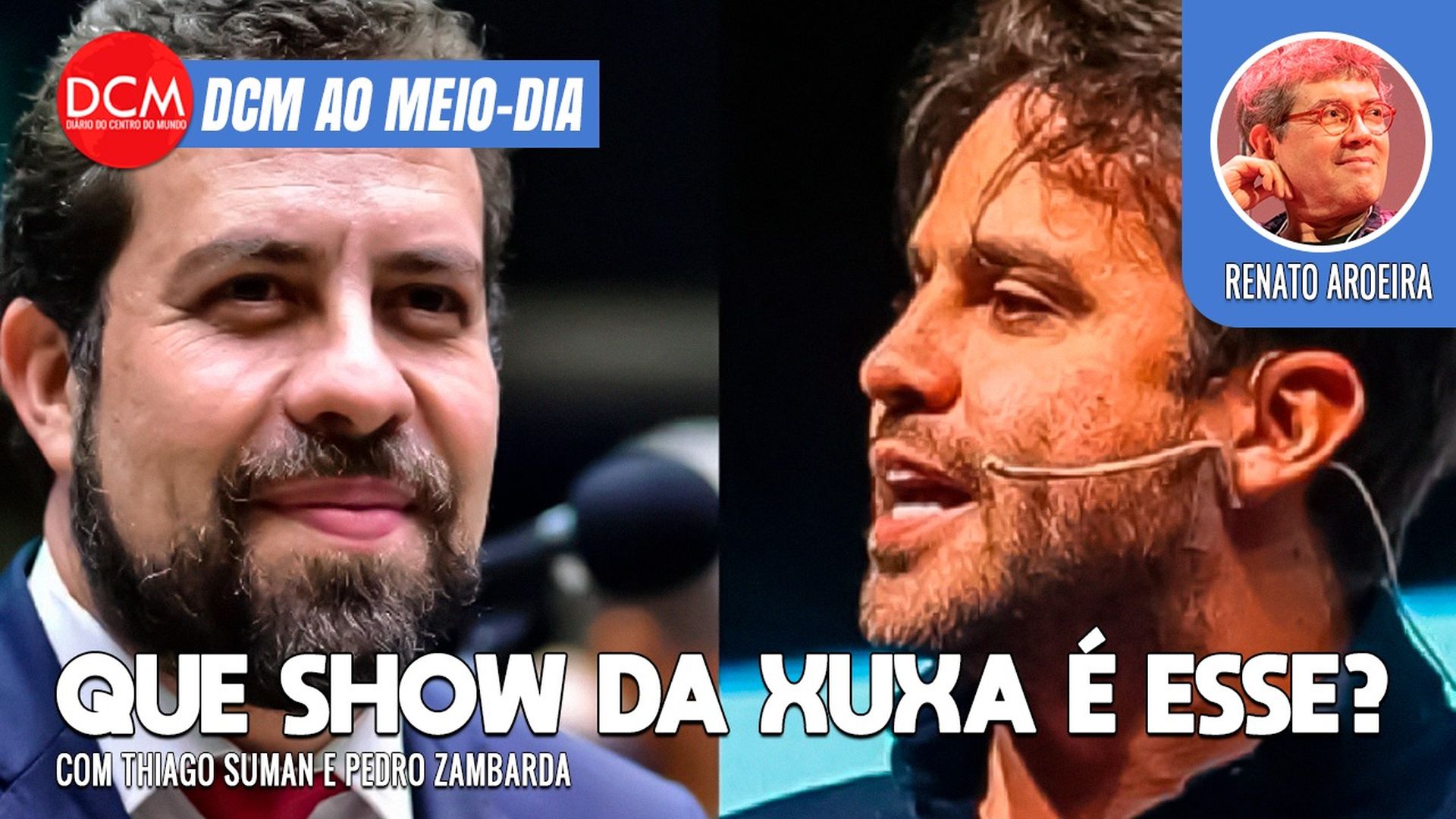 DCM Ao Meio-Dia: Boulos vai debater com Marçal na sexta; Nunes irá? Foto: Reprodução/DCMTV
