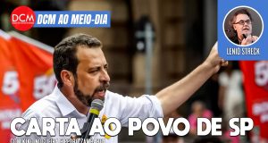 DCM Ao Meio-Dia: Direita espalha fake news e agoura queda de Lula; Boulos divulga Carta ao Povo de SP. Foto: Reprodução/DCMTV