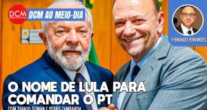 DCM Ao Meio-Dia: Edinho é o nome de Lula para a presidência do PT; Dilma e Putin se reúnem na cúpula do BRICS. Foto: Reprodução/DCMTV