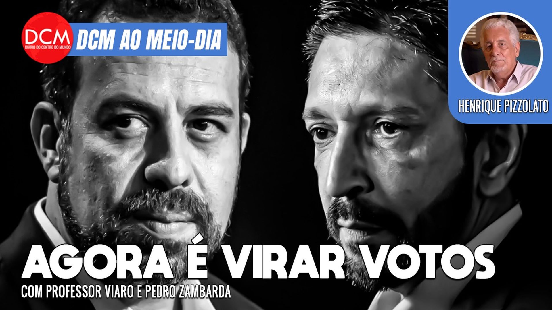 DCM Ao Meio-Dia: Nunes tem 51% e Boulos 40%, diz Real Time Big Data; FMI piora projeção da dívida pública do Brasil. Foto: Reprodução/DCMTV