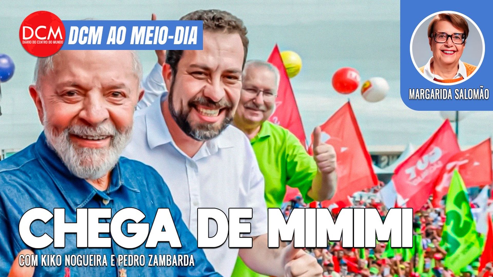 DCM Ao Meio-Dia: Malafaia detona Bolsonaro: “Porcaria de líder”; Boulos contra o autoflagelo da esquerda. Foto: Reprodução/DCMTV