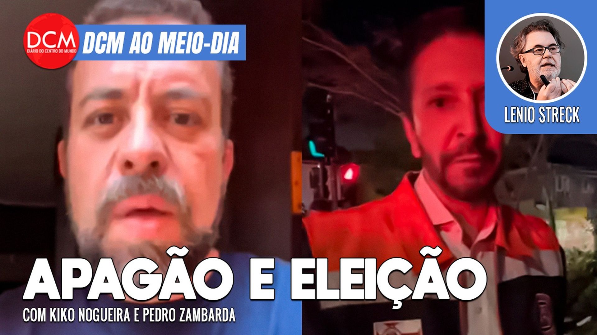 DCM Ao Meio-Dia: Apagão vira desvantagem para Nunes nos debates com Boulos no 2º turno. Foto: Reprodução/DCMTV