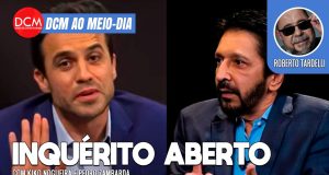 DCM Ao Meio-Dia: PF abre inquérito contra presidente do partido de Marçal; Nunes mantém vantagem após apagão. Foto: Reprodução/DCMTV