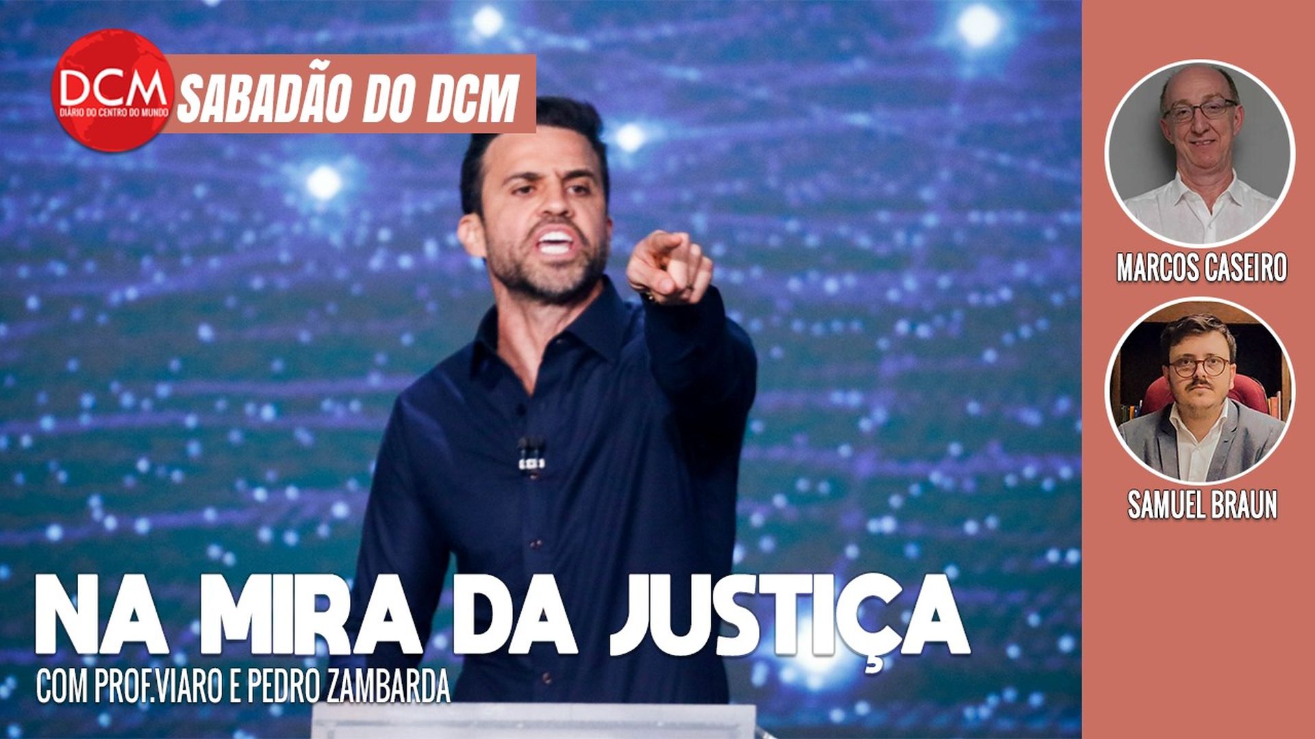 Sabadão do DCM: PF abre inquérito para investigar Marçal; TRE suspende o perfil do coach no Instagram. Foto: Reprodução/DCMTV