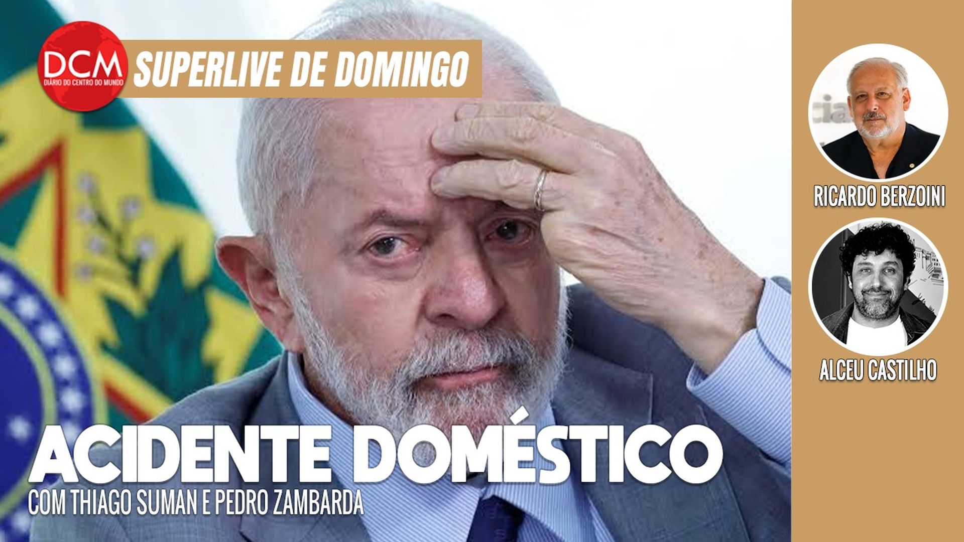 Superlive de Domingo: Lula cancela viagem à Rússia após acidente doméstico; mais de 23 mil seguem sem luz em SP. Foto: Reprodução/DCMTV