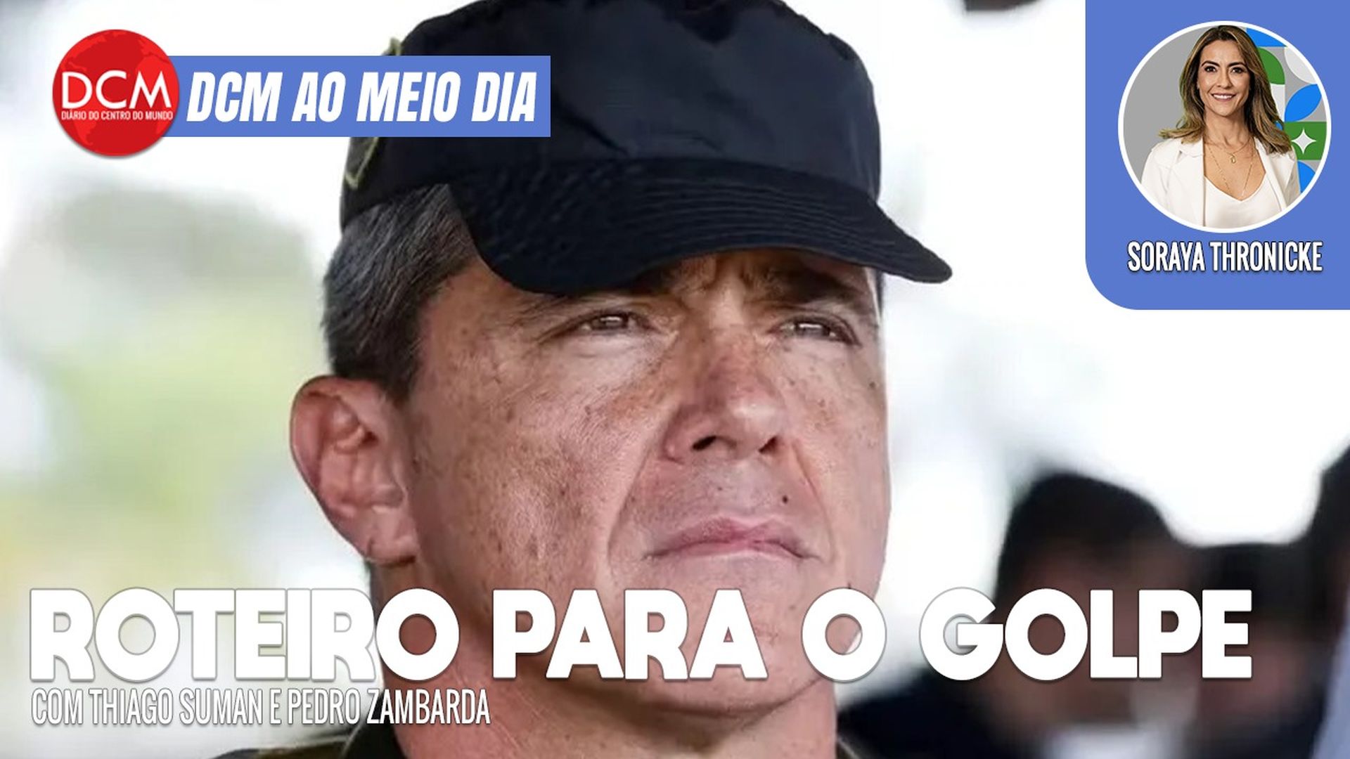 DCM Ao Meio-Dia: Médium que desejou morte de Moraes está com câncer; General tinha roteiro para culpar Lula pelo 8/1. Foto: Reprodução/DCMTV