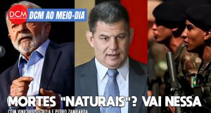 DCM Ao Meio-Dia: Plano de golpistas para envenenar Lula ressuscita caso Bebianno; Bolsonaro na cadeia. Foto: Reprodução/DCMTV