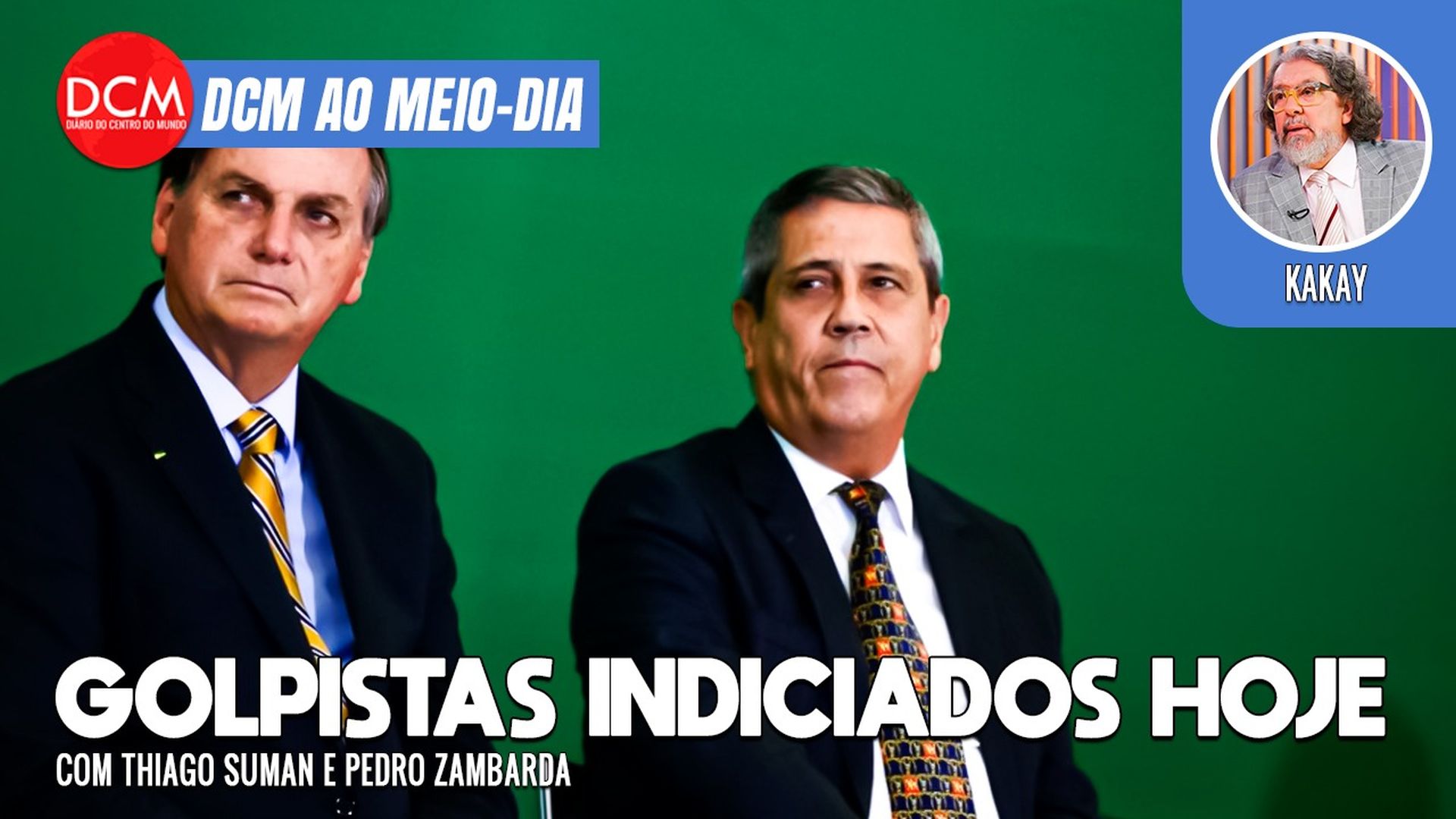 DCM Ao Meio-Dia: PF deve indiciar 40 no inquérito do golpe; ordem de prisão do TPI contra Netanyahu. Foto: Reprodução/DCMTV