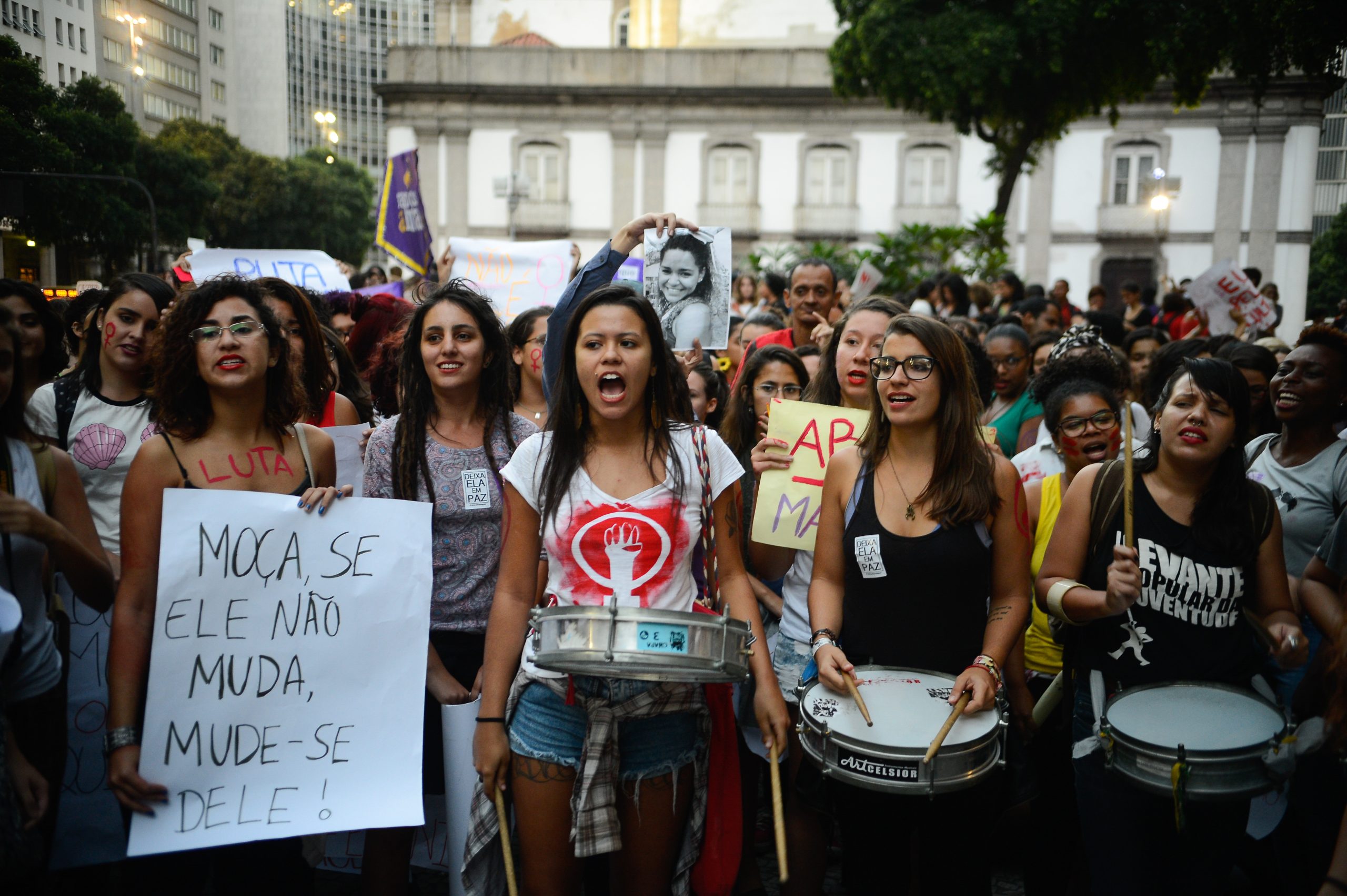 Manifestação contra o estupro