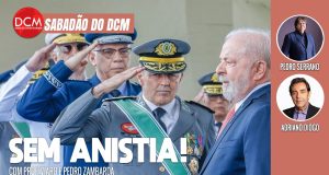 Sabadão do DCM: Comandantes militares querem reunião com Lula para pedir anistia aos golpistas. Foto: Reprodução/DCMTV