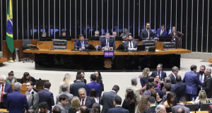 Plenário da Câmara dos Deputados cheio
