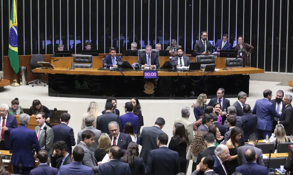 Plenário da Câmara dos Deputados cheio