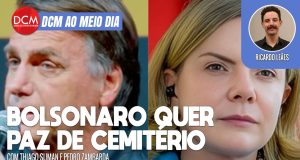 DCM Ao Meio-Dia: "Bolsonaro quer paz de cemitério, com nós todos lá", diz Gleisi; Assad cai na Síria. Foto: Reprodução/DCMTV