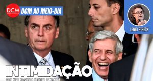 DCM Ao Meio-Dia: PF diz que GSI, chefiada por Heleno, intimidou delegados de casos de Bolsonaro. Foto: Reprodução/DCMTV