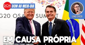 DCM Ao Meio-Dia: Em causa própria, Bolsonaro diz que Trump vai anistiar terroristas do Capitólio. Foto: Reprodução/DCMTV