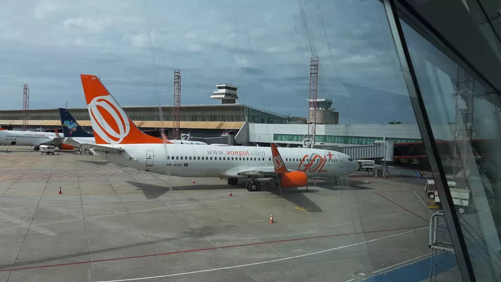 Avião da Gol em aeroporto