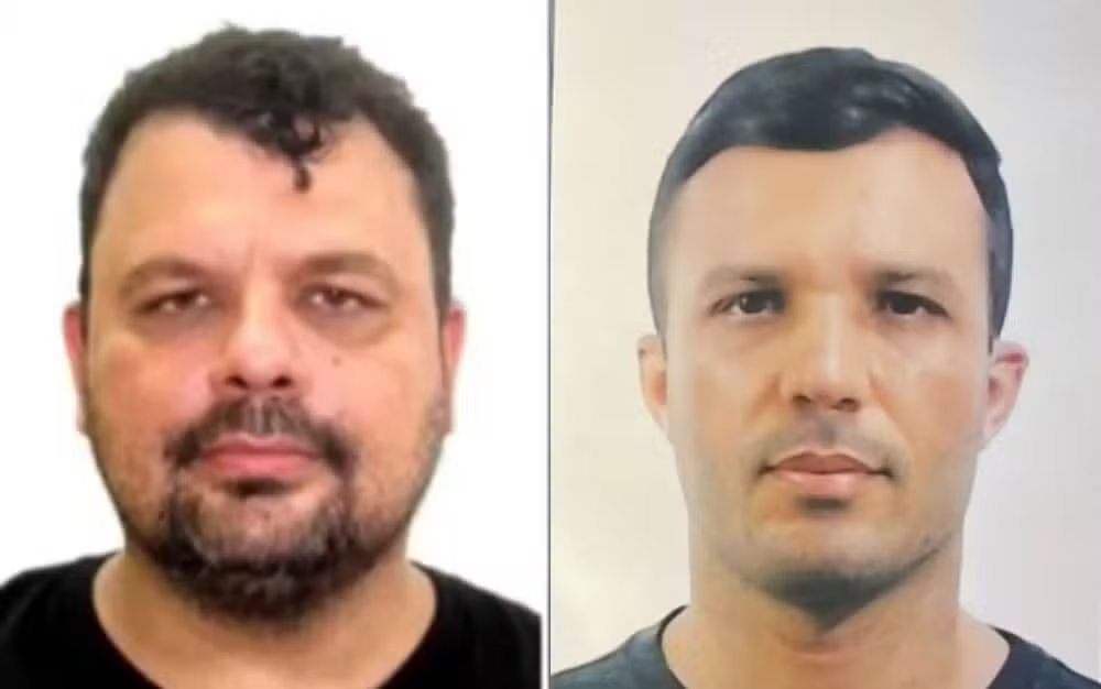 Montagem de duas fotos de Kleber Nascimento Freitas e William de Barros Noia