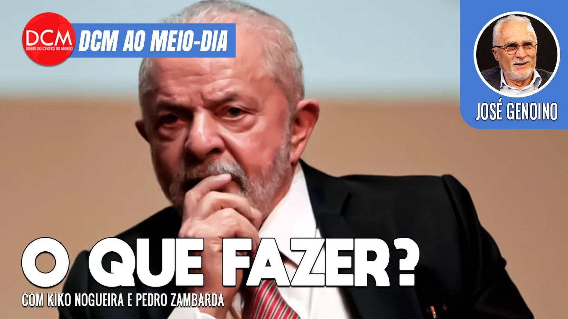 DCM Ao Meio-Dia: Quaest mostra desaprovação recorde de Lula em 8 estados no 3º mandato. Foto: Reprodução/DCMTV