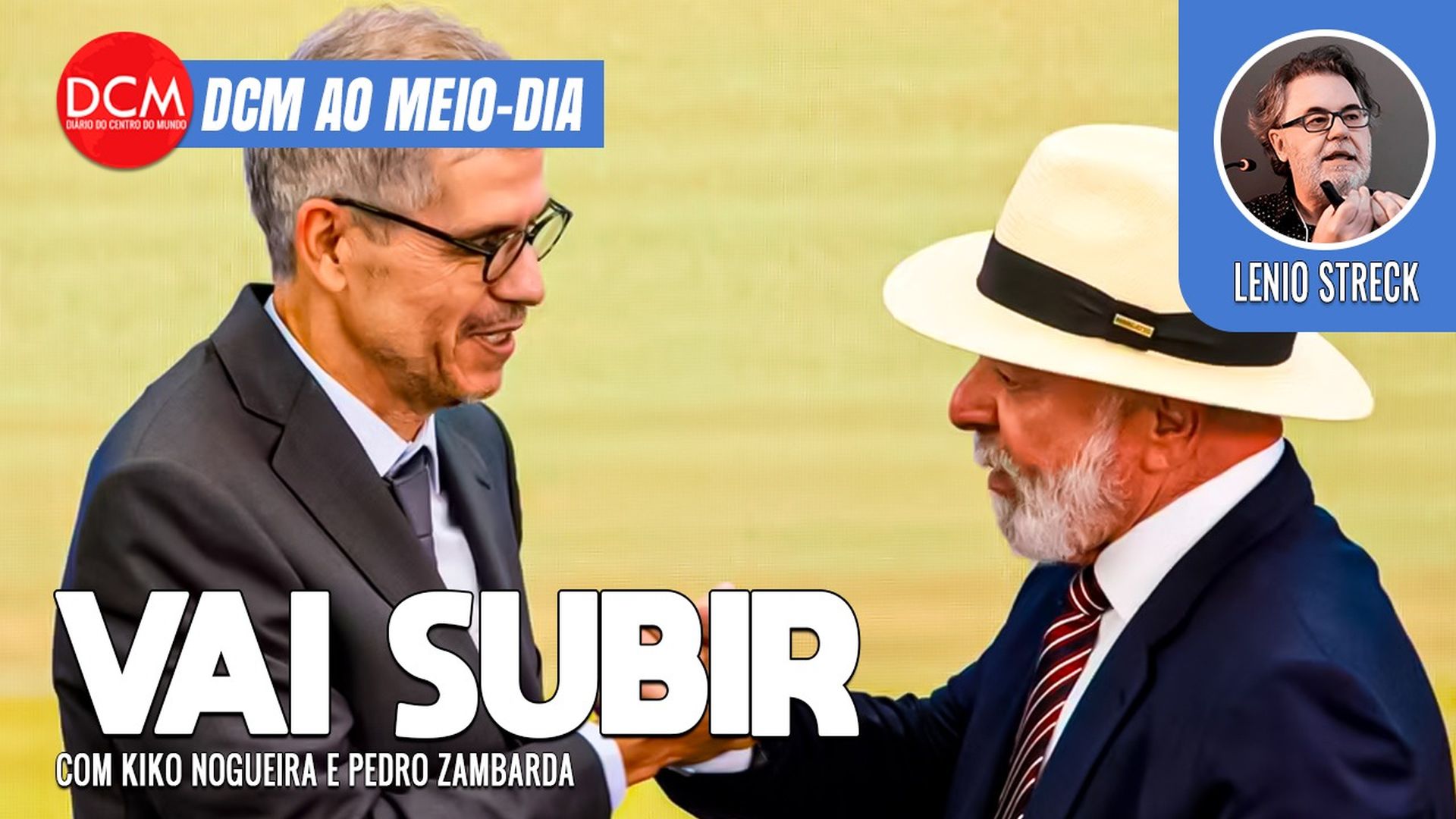 DCM Ao Meio-Dia: Guerra tarifária de Trump vai virar guerra civil; Sidônio diz que popularidade de Lula subirá. Foto: Reprodução/DCMTV