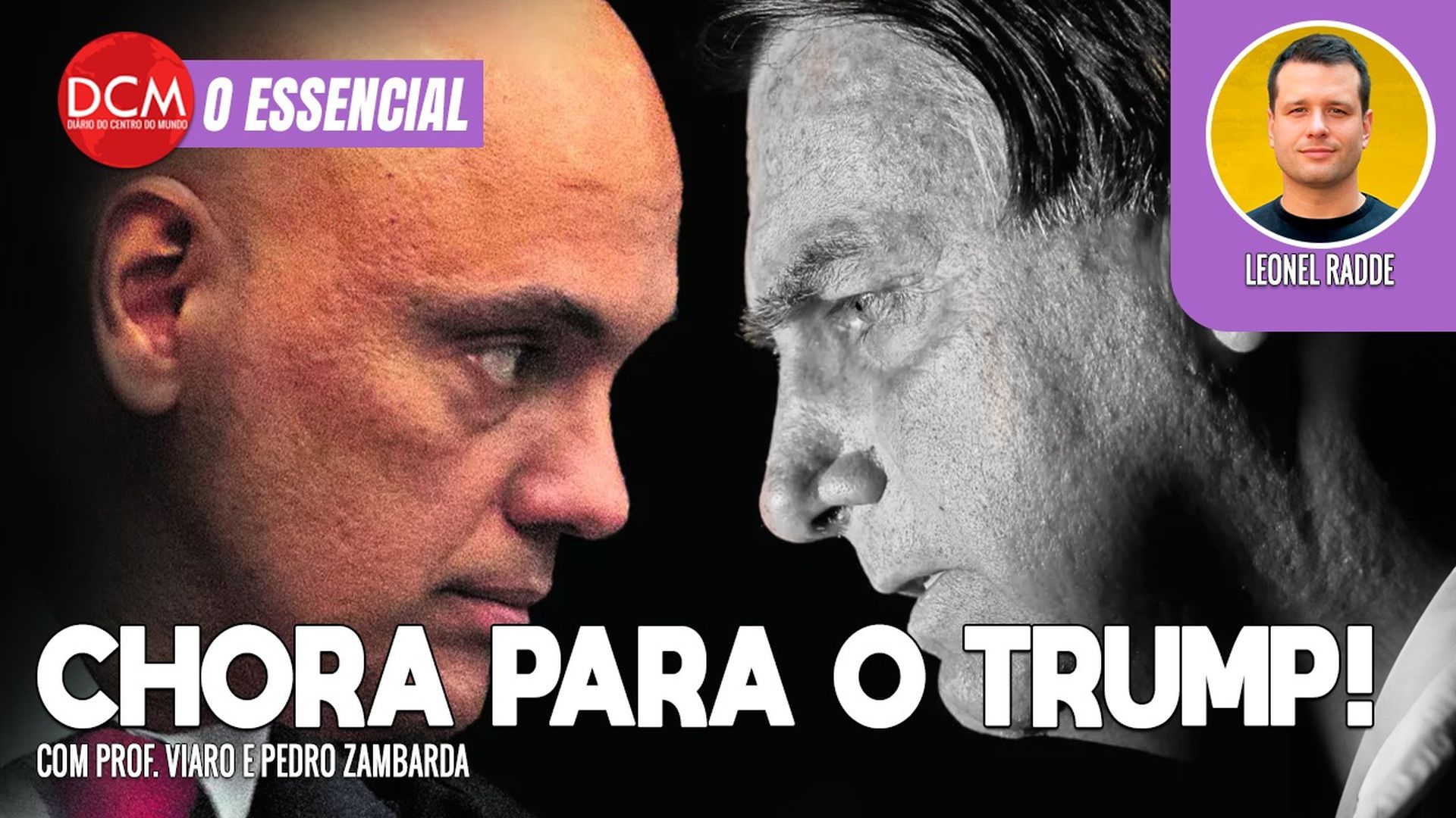 Essencial do DCM: Moraes rejeita novo pedido da defesa de Bolsonaro. Foto: Reprodução/DCMTV