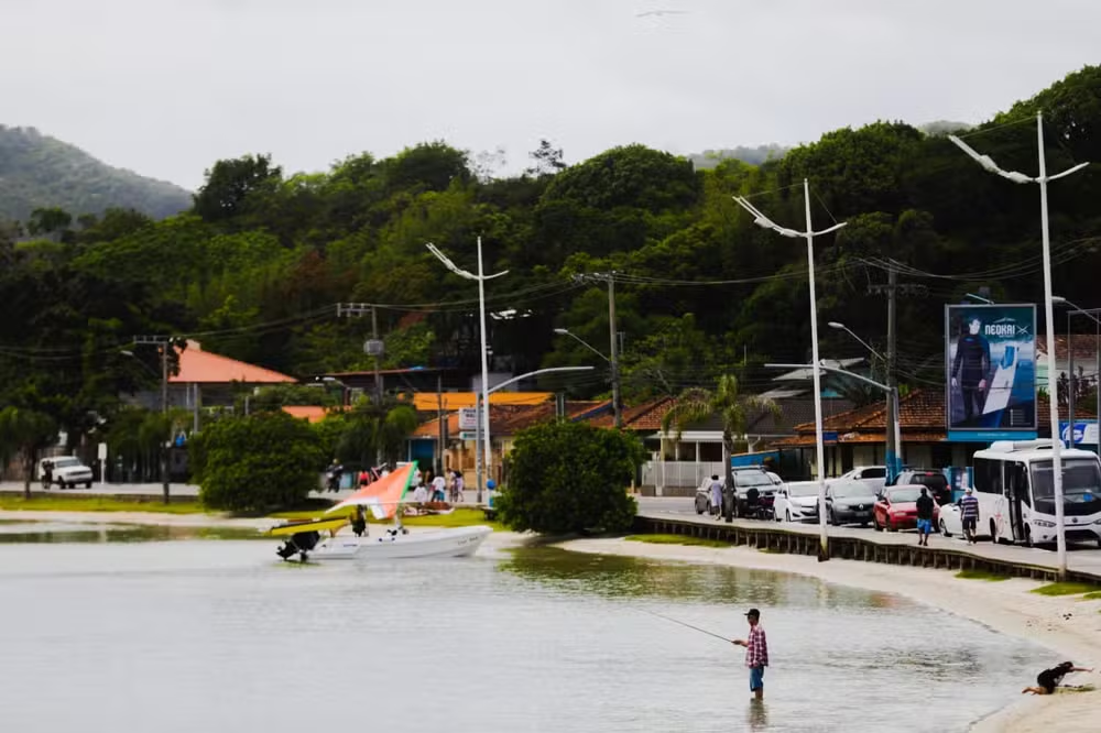 Lagoa da Conceição no domingo (23)
