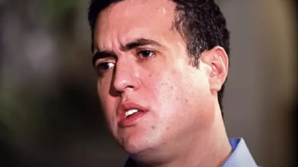 Antônio Vinícius Gritzbach em close, falando, sério