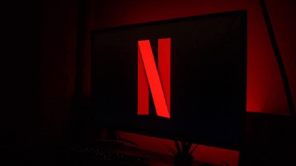 Logo da Netflix em aparelho de televisão