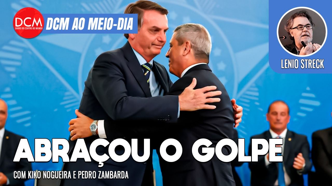 DCM Ao Meio-Dia: Militares dizem que Braga Netto abraçou golpe; ativista pró-Palestina preso nos EUA. Foto: Reprodução/DCMTV