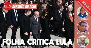 SABADÃO: Folha crítica Lula por ficar “menos de 24 horas em Roma”; DCM no último show de Gil. Foto: Reprodução/DCMTV