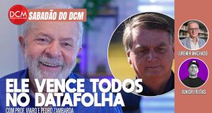 Sabadão do DCM: Datafolha: Lula vence todos os adversários em 2026. Foto: Reprodução/DCMTV
