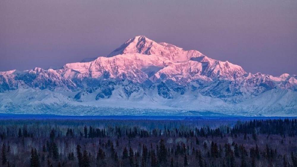 Montanha que se chamava Denali e agora se chama Monte McKinley