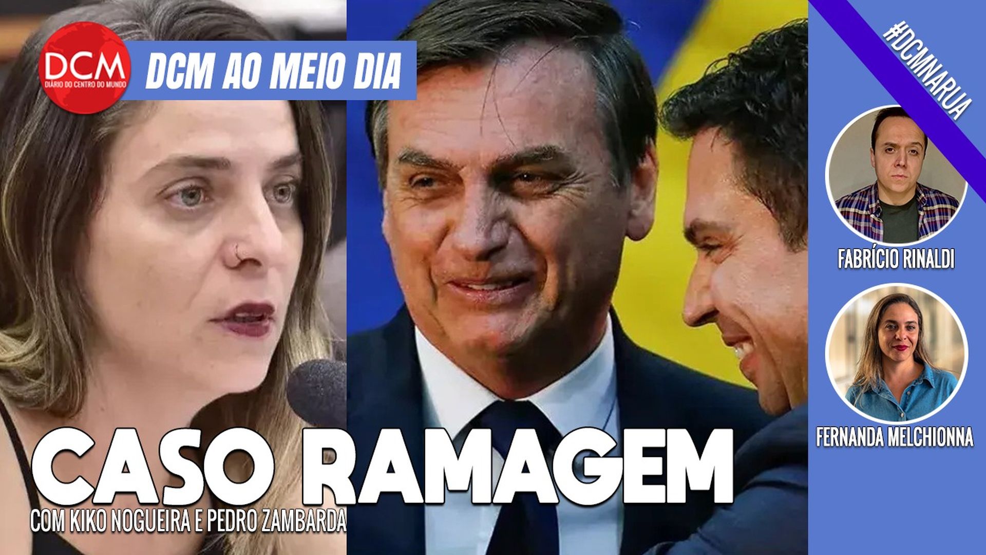 DCM Ao Meio-Dia: Caso Ramagem: Melchionna fala do golpe na Câmara; na Rússia, Lula critica Trump. Foto: Reprodução/DCMTV