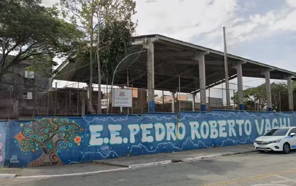 Escola Estadual Pedro Roberto Vaghi, em Guarulhos, na Grande São Paulo