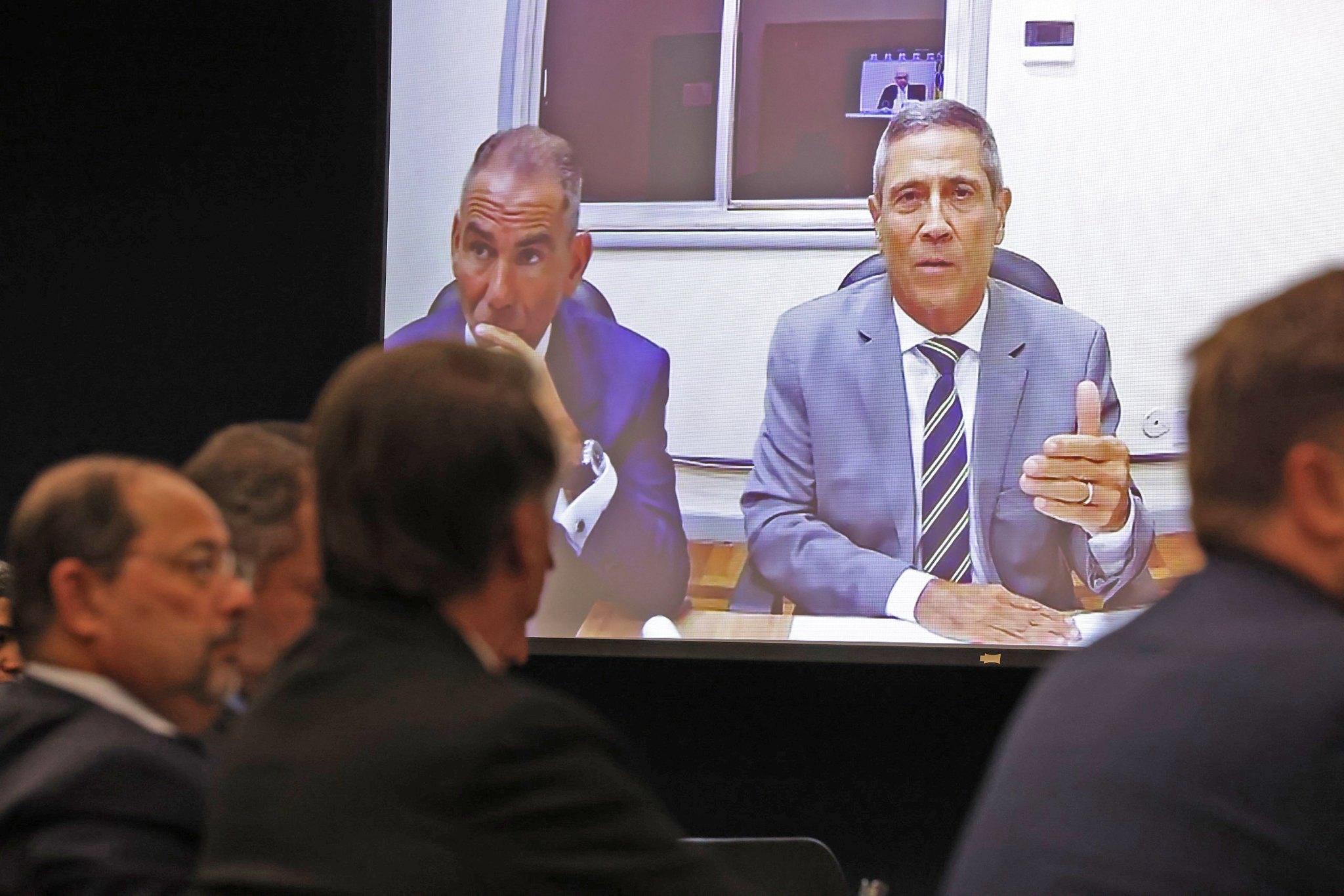 general Walter Braga Netto falando por videoconferência