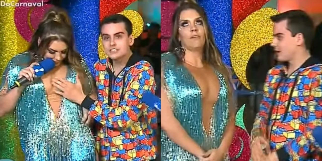 Montagem de fotos de Dudu Camargo com Simony