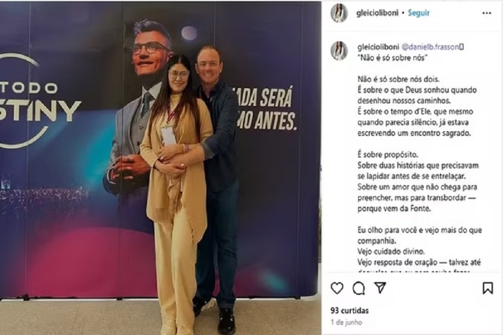 Print de postagem da terapeuta Gleici Keli Geraldo de Souza