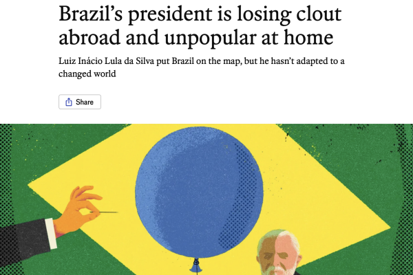 A arrogância da velha Economist ao querer "disciplinar" o Brasil