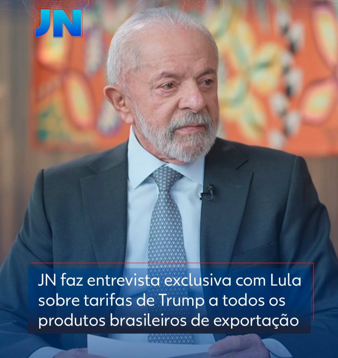 Lula em chamada do JN