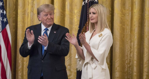 O presidente dos Estados Unidos, Donald Trump, e Ivanka