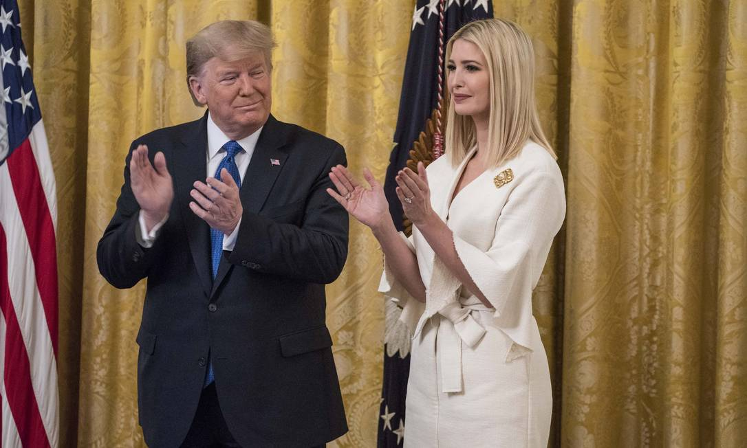 O presidente dos Estados Unidos, Donald Trump, e Ivanka