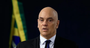 ministro do Supremo Tribunal Federal (STF) Alexandre de Moraes sério