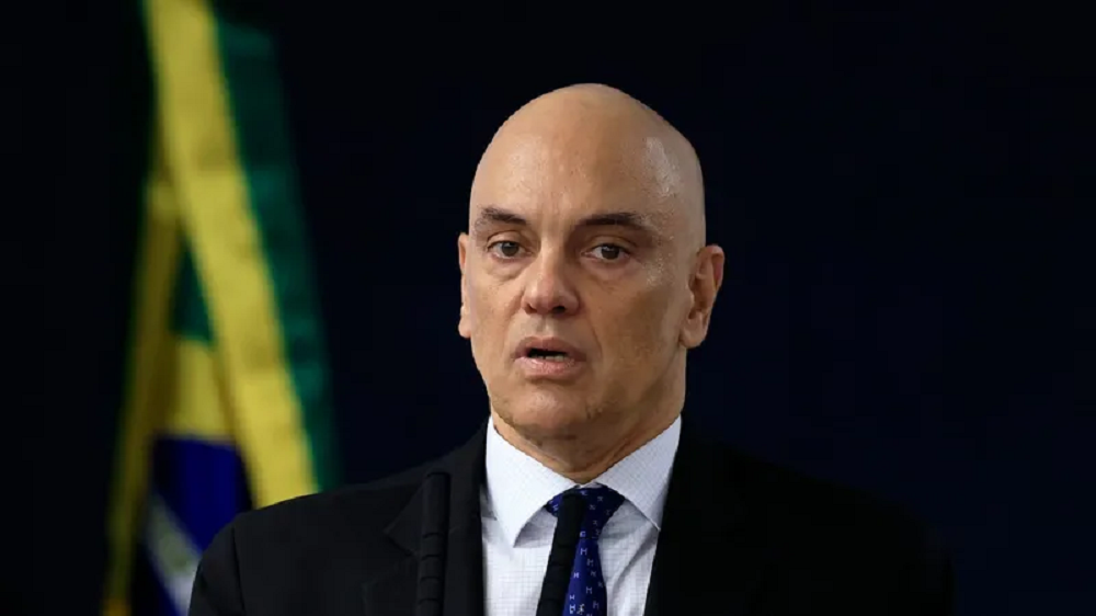 ministro do Supremo Tribunal Federal (STF) Alexandre de Moraes sério