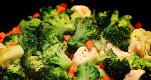 Brócolis, couve-flor e cenoura